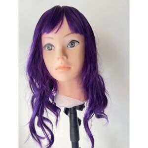 Purple wig Synthetic Purple Wig